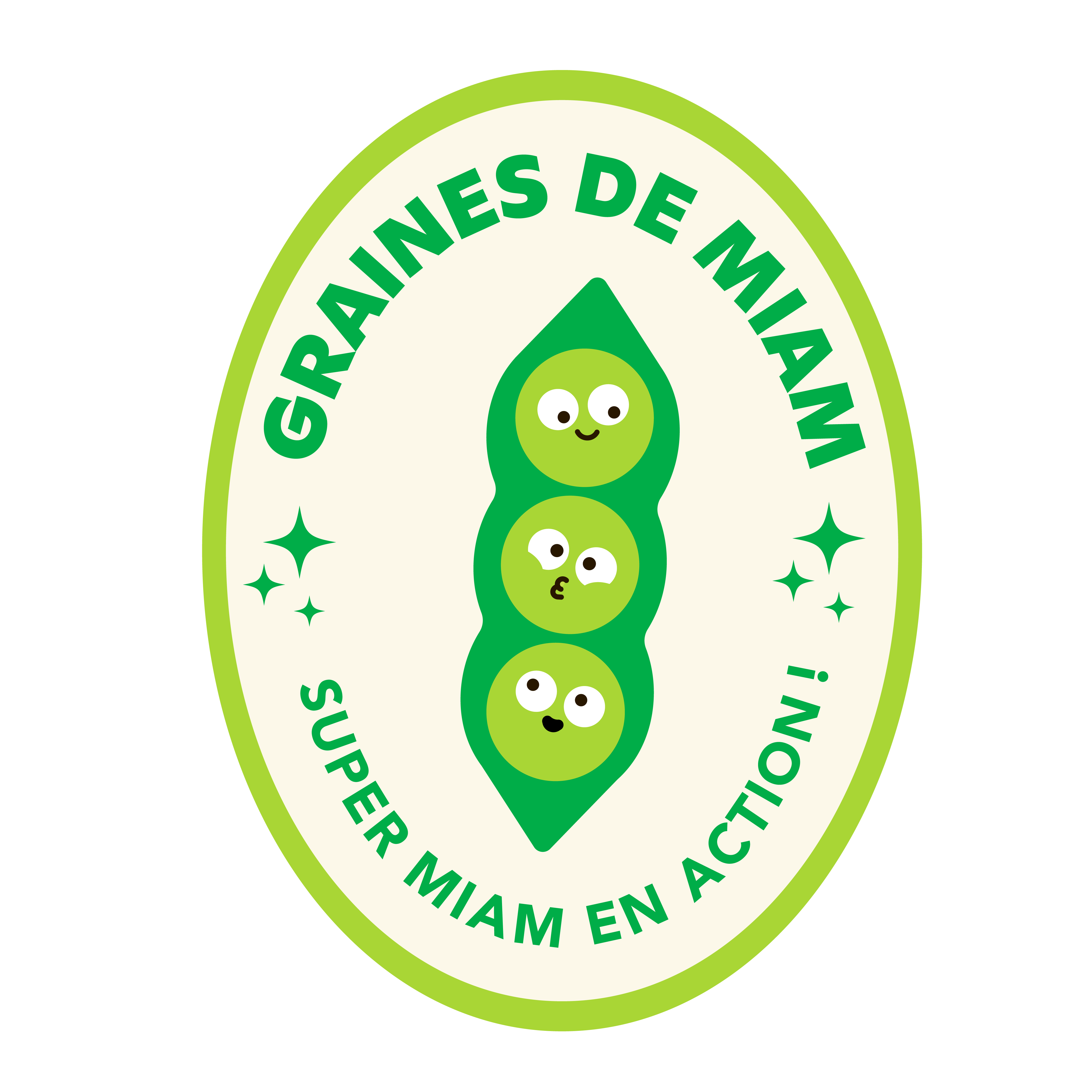 Badge Super Miam en action